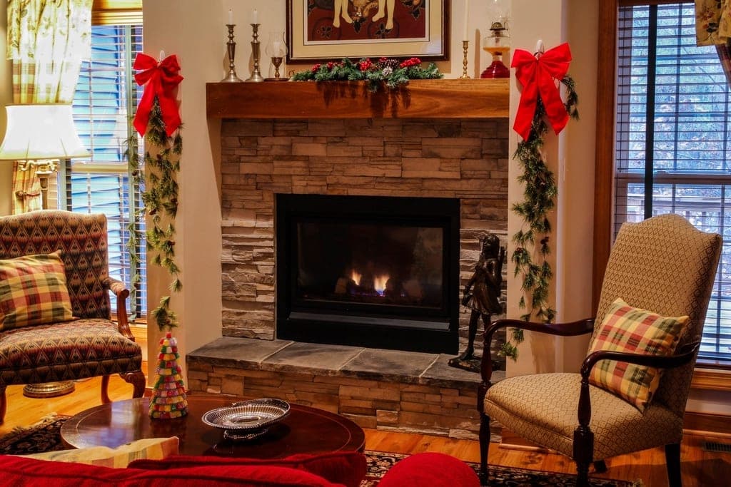 Christmas home living room decoration in Dubai